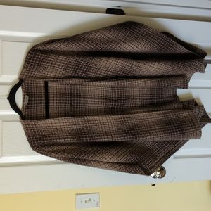 Ann Taylor wool poncho with belt